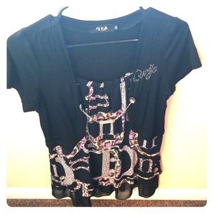 Must go by 8/10! Beautiful multi colored blouse.